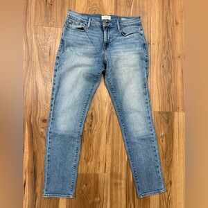 Frame Denim Women's Blue Jeans Le Garçon